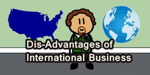 disadvantage of international business